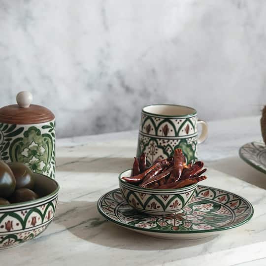 Hello Honey® 4" Mosaic Stoneware Bowls, 4ct.